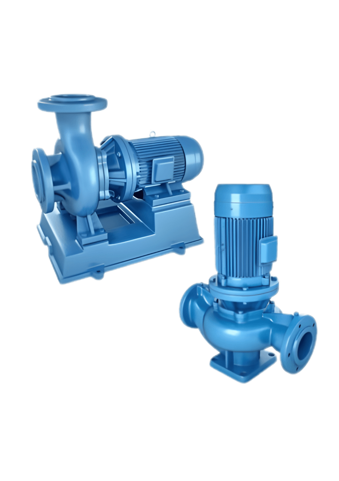 Bomba de piscina instalada com acessórios e tubulação